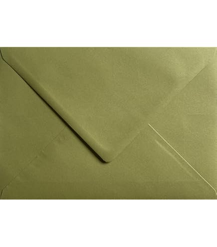 Envelopes In Eucalyptus Green 75 Pieces DIN C5 22.0 X 15.4 Cm Wet Glue Without Window Christmas Greeting Cards Farbenfroh Series 31473 - View #8