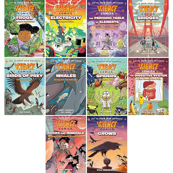 Science Comics Series 18-Book Set : Andy Hirsch, Jacob Chabot, Joe
