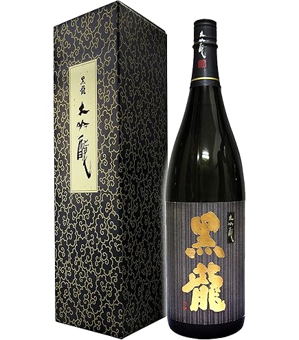 Amazon.co.jp: 黒龍 大吟醸 1800ml 専用化粧箱入 日本酒 2025.4月入荷
