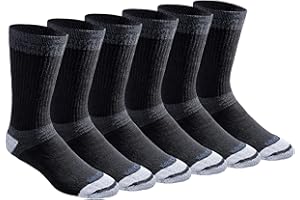 Dickies 男式 Dri-tech Moisture Control Max 全垫圆袜多件装