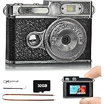 Amazon.co.jp: 小型デジタルカメラ ミニレトロデジカメ 1080P 0.96