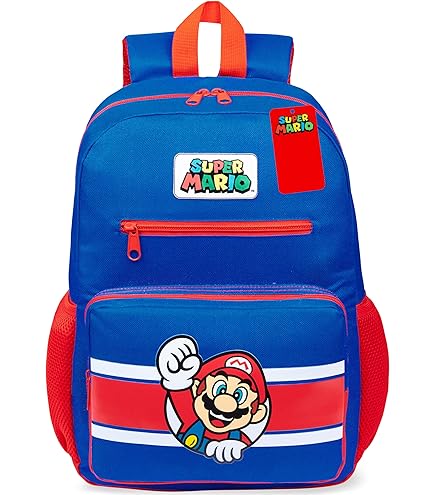 Amazon.co.jp: Super Mario Backpack with Lunch Box Set for Kids