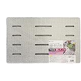 東和産業 ASM 流し すのこ アルミ 30×48cm 衝撃をやわらげる キッチン シンクマット 15048 1枚入