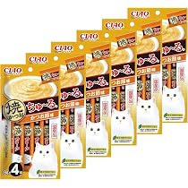 Amazon.co.jp: チャオ (CIAO) 焼かつおちゅ～る かつお節味 8g×4本 6個
