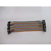 Voocye ブレッドボード・ジャンパーワイヤー（メス-メス）（20cm）40本