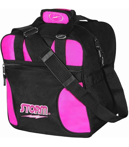 Storm 1ボール　ローラーボウリングバッグ　ブラック/レッド 並行輸入品】[Storm] ボーリングバッグ。 Storm 2ボール