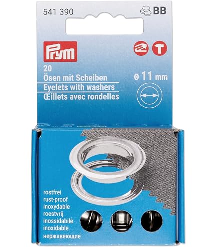 Prym 403103 Recharge Rivets 9mm Argent-Acier Antique - Accessoire Couture Et Bricolage