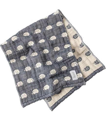 Amazon｜fuwara 6重織ガーゼフェイスタオル 約30×75cm (きのこ