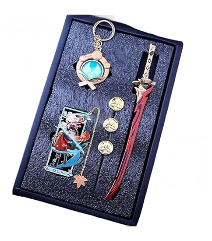 Amazon.co.jp: 原神 ナヒータ 神の目 キーホルダー 武器 8点