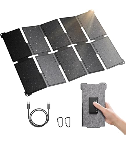 Amazon | BigBlue ソーラーパネル 63W 折りたたみ式 ソーラー
