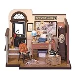 つくるんです® 日本語説明書付 DIY ミニチュアハウス ドールハウス 物語シリーズ (ミステリ探偵社)