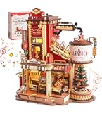 Amazon | ROKR 立体パズル 3D木製パズル ギフト工場 光の効果と音楽