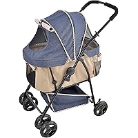 GEX ペットカート ネイビー ペットカート 散歩用品 わんわんカート | 商品詳細