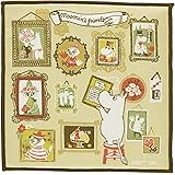 Amazon Co Jp クォーターリポート Moomin ムーミン ハンカチ ママの壁紙 グレー 約w50 H50cm 綿100 日本製 服 ファッション小物