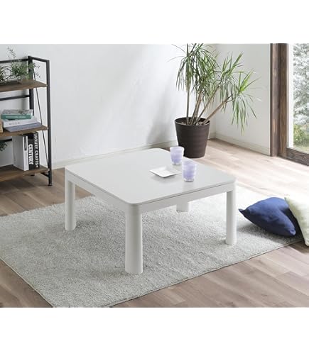 Amazon.co.jp : カジュアル こたつ テーブル 75cm 正方形 一人暮らし