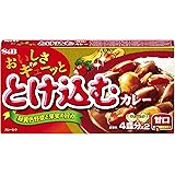 S&B とろけるおいしさギューッととけ込むカレー 甘口 140g