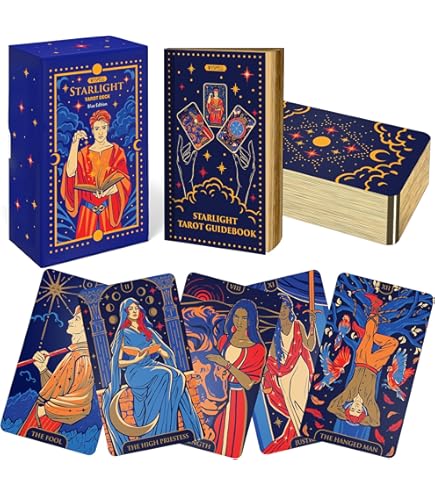 Amazon.co.jp: Jrskvaro カラフルなネオンタロットカードデッキ 初心者