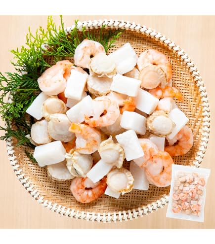 Amazon.co.jp: 大きなシーフードミックス 生食可 500g×20P 業務用 冷凍