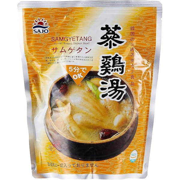 Amazon | ハッピー食品 ソウル市場 レトルト参鶏湯 骨付き1000g