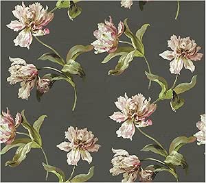 Amazon York Wallcoverings Brandywineチューリップ壁紙 Sample 1 壁紙