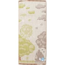 Amazon｜丸眞 フェイスタオル ジブリ となりのトトロ 約34×80cm 木陰の 