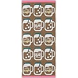 丸眞 フェイスタオル ポルトガル製 厚手タオル アイスコーヒーパターン ポルトガル製 厚手タオル 0367028900