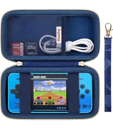 Amazon | SNONBROS ハンドヘルドゲームコンソール 子供用 216種類の