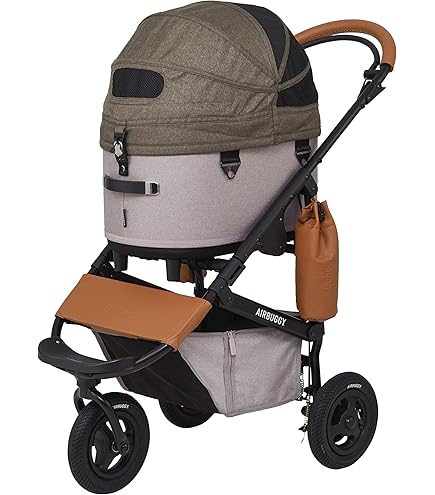 Amazon | AirBuggy for Pet ドーム3 ブレーキモデル ラージ チェダー 