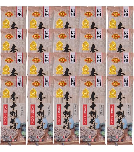 : 信州戸隠そば 本十割そば 乾麺 200g （親） (20) : 食品