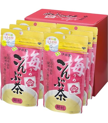 Amazon.co.jp: 伊藤園 梅こんぶ茶 55g (チャック付き袋タイプ)×5袋