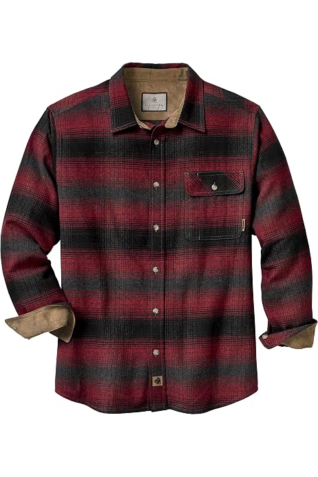 Long Sleeve Plaid Fleece Shirt 