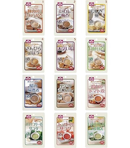 Amazon.co.jp: ホリカフーズ なめらか定食 介護食 アソートセット 5