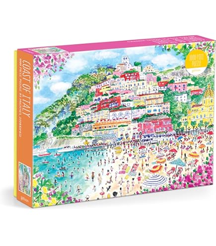 Puzzle Kate Heiss Floral 1000 Pezzi – Fiori Colorati, Eco-Sostenibile, Da Collezione, Dimensioni 73,5x51 Cm