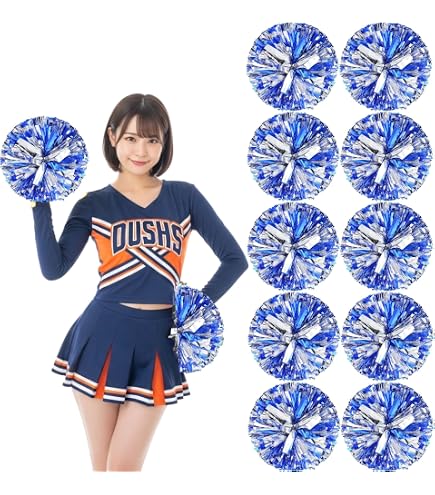 Amazon.co.jp: bath&bath ポンポン チア ダンス チアリーダー 10個