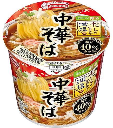 Amazon.co.jp: エースコック 野菜たっぷりワンタンメン タンメン味 63g
