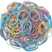 AIWOQI Size #10 Rubber Bands – 760pcs Multicolor, 1 Inch Diameter, High Elasticity For Office & Home - View #2