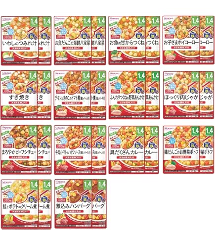 Amazon | 1歳4ヶ月 栄養マルシェ ベビーフード 食べ比べセット (おまけ