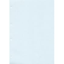 Amazon | ミシン目入り用紙：A4 ライトブルー地模様55kg 2分割