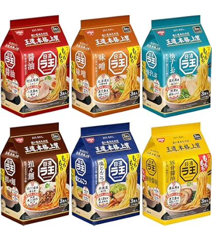Amazon.co.jp: 【日 清 ラ 王】麺 4種類(背油醤油 とろ熟味噌 焙煎