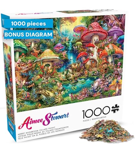 Clementoni Puzzle 1000 Pièces Holiday Shop Compact - Qualité Premium 70x50cm, Made In Italy