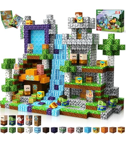 Amazon.co.jp: マグネットブロック - 200個入り マグネットブロック 4