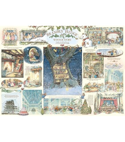 【超希少 未開封】BRAMBLY HEDGE おもちゃの部屋で ジグソーパズル Amazon | Cobble Hill 1000ピースパズル - Brambly Hedge Autumn Story