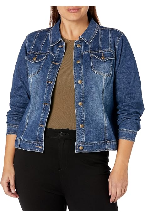 Sanctuary Addie Crop Denim Jacket, Size 