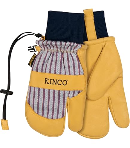 Amazon.co.jp: KINCO 1927-Xlメンズライニング穀物豚手袋、ヒート