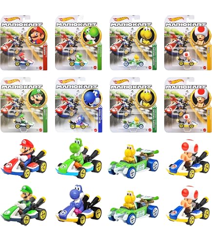Amazon | ホットウィール(Hot Wheels) マリオカート 4パックAセット