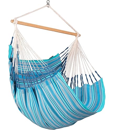 LA SIESTA（ラ・シエスタ）ハンモックチェア　アクアブルー LA SIESTA（ラ・シエスタ）ハンモックチェア アクアブルー Amazon.co