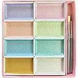 吉祥(Kissho) 日本画用絵具 顔彩パールカラー 8色セット