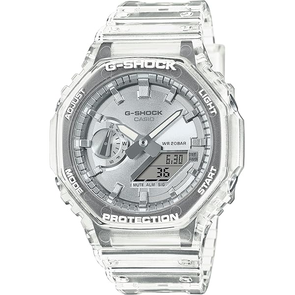 Amazon.co.jp: G-Shock CASIOGA700SK-1A時計-クリア/グレー 1 カウント