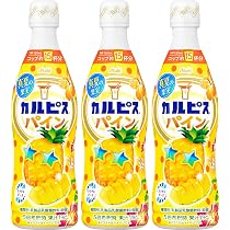 Amazon.co.jp: アサヒ飲料 カルピス 完熟白桃 470ml×3本 [希釈用