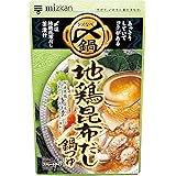 ミツカン 〆まで美味しい 地鶏昆布だし鍋つゆ ストレート 750g